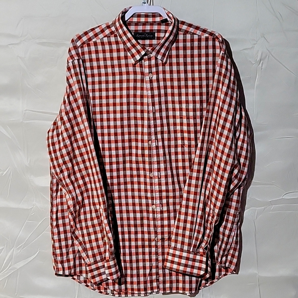 Mens Kenneth Robert Platinum 2xl dress shirt